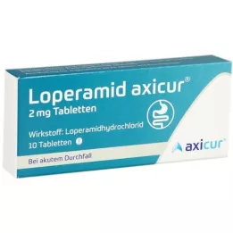 LOPERAMID axicur 2 mg compresse, 10 pz