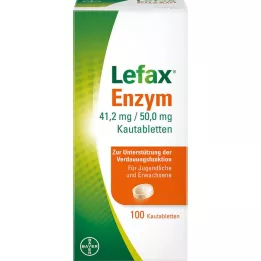 LEFAX Compresse masticabili di enzimi, 100 pz