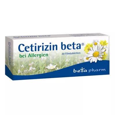 Cetirizina beta compresse rivestite con film per allergie, 30 pz
