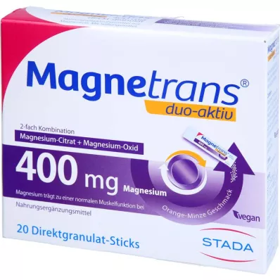 MAGNETRANS duo-aktiv 400 mg stick, 20 pz