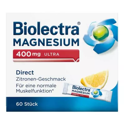 BIOLECTRA Magnesio 400 mg ultra Direct Lemon, 60 Capsule