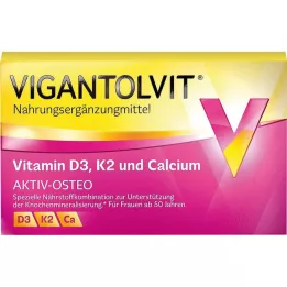 VIGANTOLVIT Vitamina D3 K2 Calcio Compresse rivestite con film, 30 Capsule