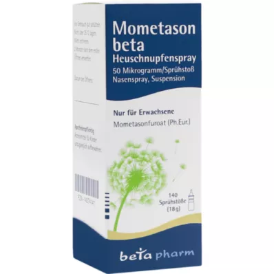 MOMETASON beta spray per il raffreddore da fieno 50μg/Sp.140 Sp.St, 18 g