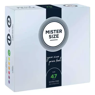 MISTER Preservativi taglia 47, 36 pezzi
