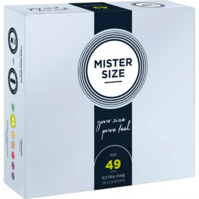 MISTER Preservativi taglia 49, 36 pezzi