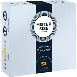 MISTER Preservativi taglia 53, 36 pezzi