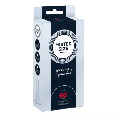 MISTER Preservativi taglia 60, 10 pezzi