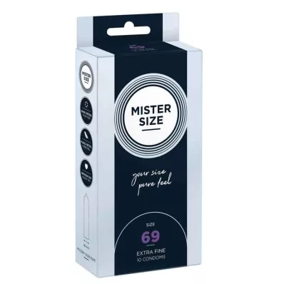MISTER SIZE 69 preservativi, 10 pz MISTER SIZE 69 preservativi, 10 pz