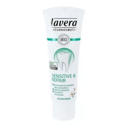 LAVERA Dentifricio per sensibili &amp; Riparazione con fluoro, 75 ml