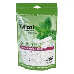 MIRADENT Gomma da masticare allo xilitolo menta speziata, 200 pz
