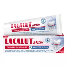 LACALUT protezione attiva delle gengive &amp; dentifricio bianco delicato, 75 ml