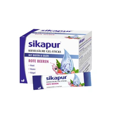 SIKAPUR Gel di acido silicico in stick bacche rosse, 30 pz