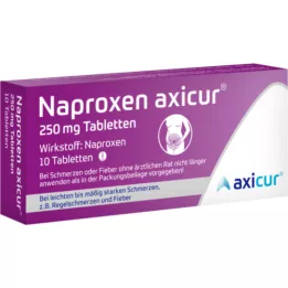 NAPROXEN axicur 250 mg compresse, 10 pz