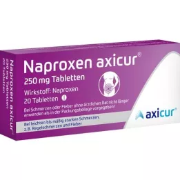 NAPROXEN axicur 250 mg compresse, 20 pz