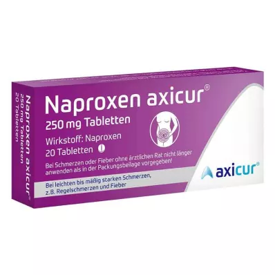 Naproxene axicur® compresse da 250 mg, 20 pz Naproxene axicur® compresse da 250 mg, 20 pz