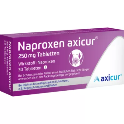 NAPROXEN axicur 250 mg compresse, 30 pz