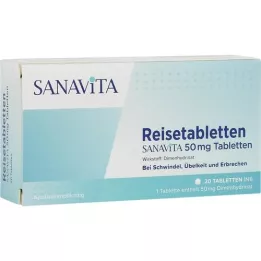 REISETABLETTEN Sanavita 50 mg compresse, 20 pz
