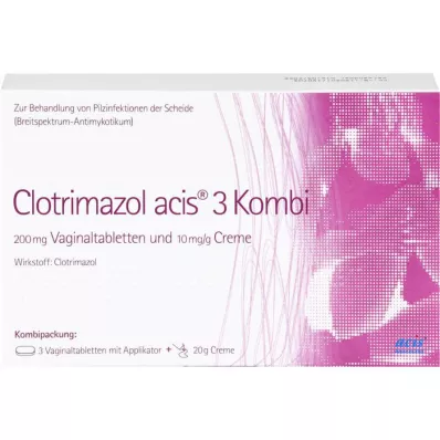 CLOTRIMAZOL acis 3 combipack, 1 pc