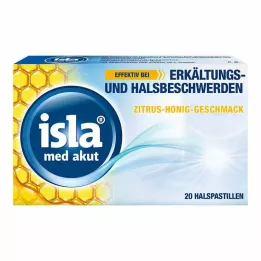 ISLA MED pastiglie acute di agrumi e miele, 20 pz