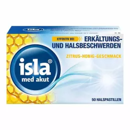 ISLA MED pastiglie acute di agrumi e miele, 50 pz