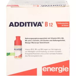 ADDITIVA Vitamina B12 Fiale da bere, 30X8 ml