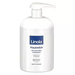 LINOLA Distributore di latte per la pelle, 500 ml
