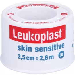 LEUKOPLAST Skin Sensitive 2,5 cm x 2,6 cm con coperchio protettivo, 1 pz