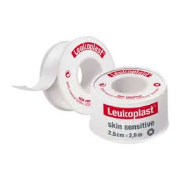 LEUKOPLAST Skin Sensitive 2,5 cm x 2,6 cm con coperchio protettivo, 1 pz