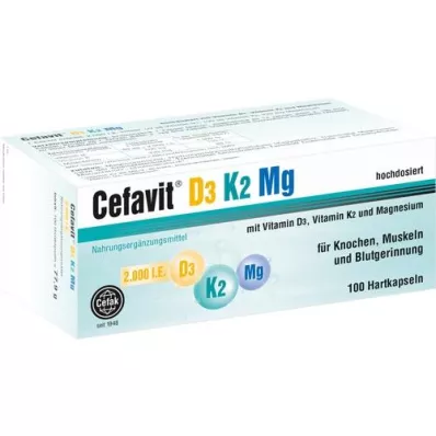 CEFAVIT D3 K2 Mg 2.000 U.I. capsule rigide, 100 pz