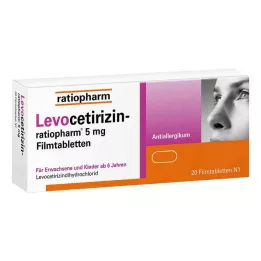 LEVOCETIRIZIN-ratiopharm 5 mg compresse rivestite con film, 20 pz