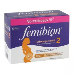 FEMIBION Confezione combinata 2 Gravidanza, 2X84 pezzi