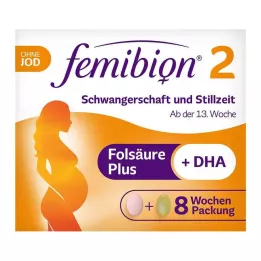 FEMIBION 2 pillole di gravidanza+allattamento senza iodio, 2X60 pz