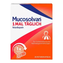 MUCOSOLVAN 1 volta al giorno capsule a rilascio prolungato, 20 pezzi