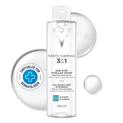 Vichy Purete Thermale Fluido Micellare Minerale sensibile, 200 ml