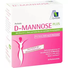 D-MANNOSE PLUS 2000 mg Sticks con Vit. e Minerali, 30X2,47 g