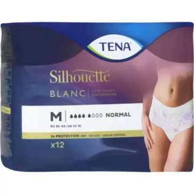 TENA SILHOUETTE normale M blanc, 12 pezzi