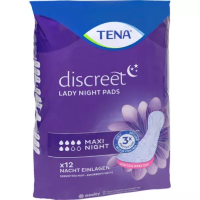 TENA LADY assorbenti discreti maxi notte, 12 pz