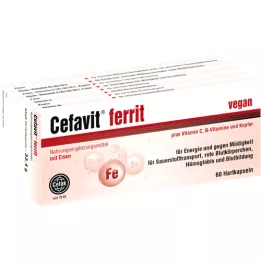 CEFAVIT capsule rigide di ferrite, 60 pz