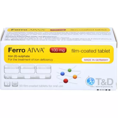 FERRO AIWA 100 mg compresse rivestite con film, 50 pz