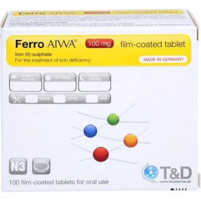 FERRO AIWA 100 mg compresse rivestite con film, 100 pz