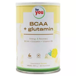 FOR YOU BCAA+glutammina Energy &amp; Recovery Lemon, 480 g