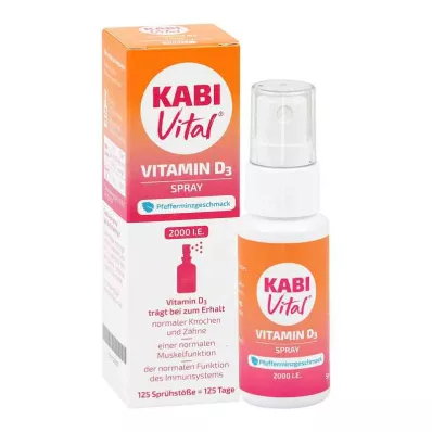 Kabivital 2.000 cioè D3 Spray Aroma Menta Piperita (25 ml)