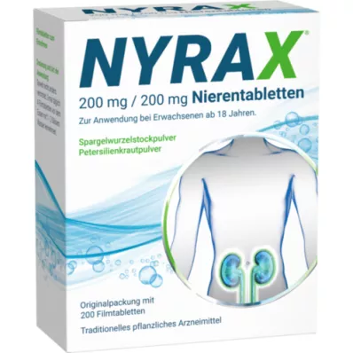 NYRAX 200 mg/200 mg Compresse renali, 200 pz