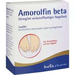 AMOROLFIN beta 50 mg/ml smalto per unghie contenente principio attivo, 3 ml