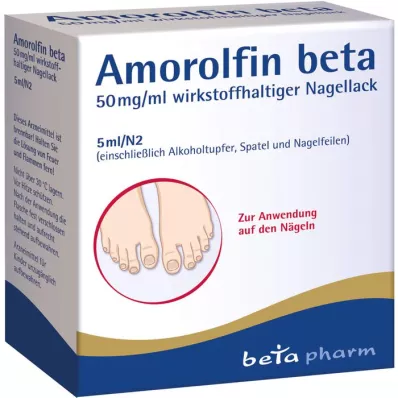 AMOROLFIN beta 50 mg/ml smalto per unghie contenente principio attivo, 5 ml