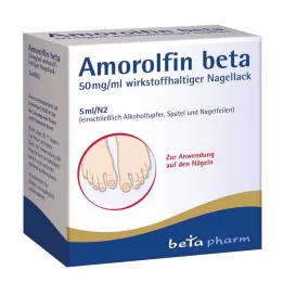 AMOROLFIN beta 50 mg/ml smalto per unghie contenente principio attivo, 5 ml