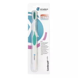 MIRADENT Spazzolino Carebrush ortho bianco/verde, 1 pz
