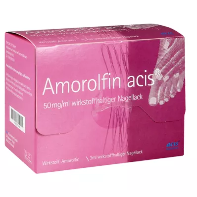 AMOROLFIN acis 50 mg/ml smalto per unghie contenente principio attivo, 3 ml