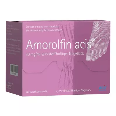Amorolfin acis® 50 mg/ml smalto attivo, 3 ml