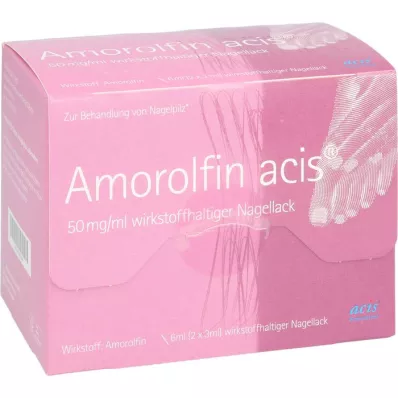 AMOROLFIN acis 50 mg/ml smalto per unghie contenente principio attivo, 6 ml